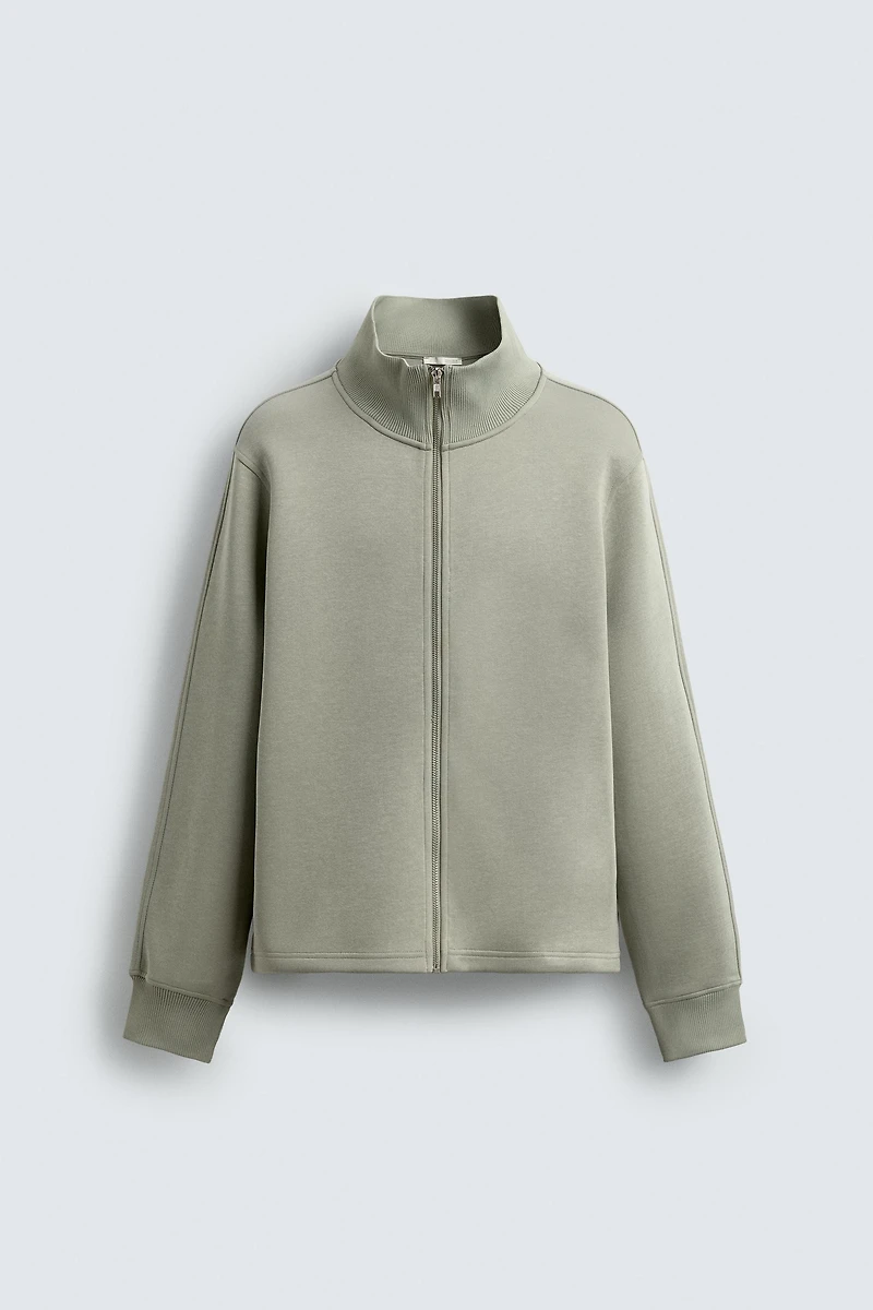 SWEAT INTERLOCK ZIPPÉ