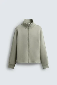 SWEAT INTERLOCK ZIPPÉ