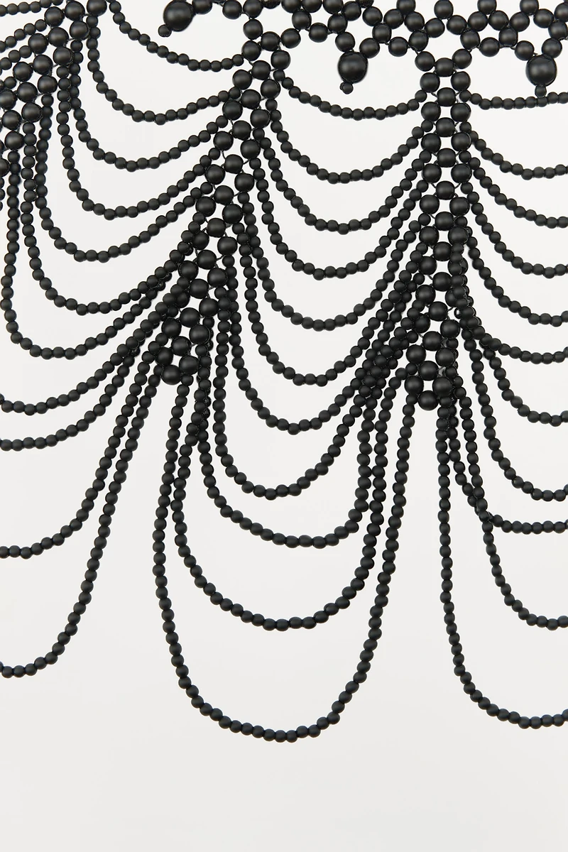 LIMITED EDITION BEADED CAPE NECKLACE