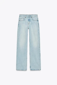 TRF MID-RISE WIDE LEG JEANS