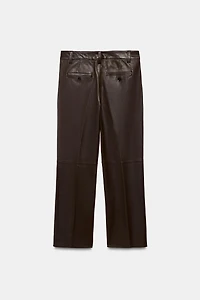 ZW COLLECTION LIMITED EDITION FLARE LEATHER PANTS