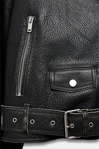 ZW COLLECTION LIMITED EDITION LEATHER BIKER JACKET