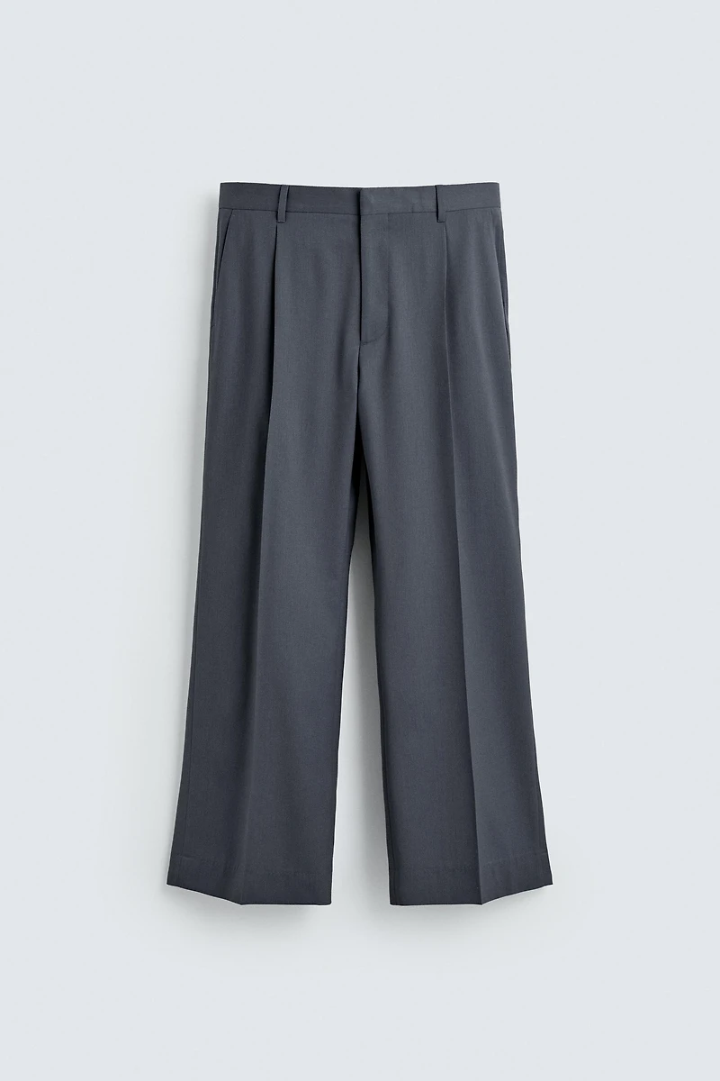 PANTALON DE COSTUME FLARE EN LAINE