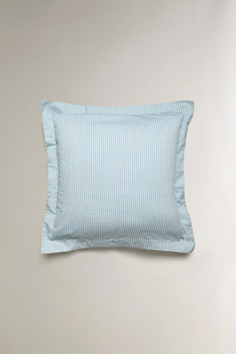 FADED STRIPED SATEEN PILLOWCASE (300 THREAD COUNT)