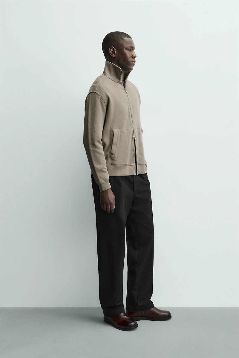 INTERLOCK RIBBED JACKET