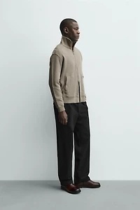 INTERLOCK RIBBED JACKET