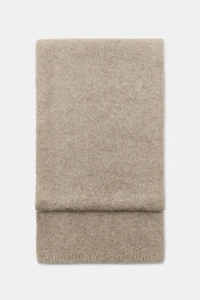 ÉCHARPE UNIE EN MAILLE