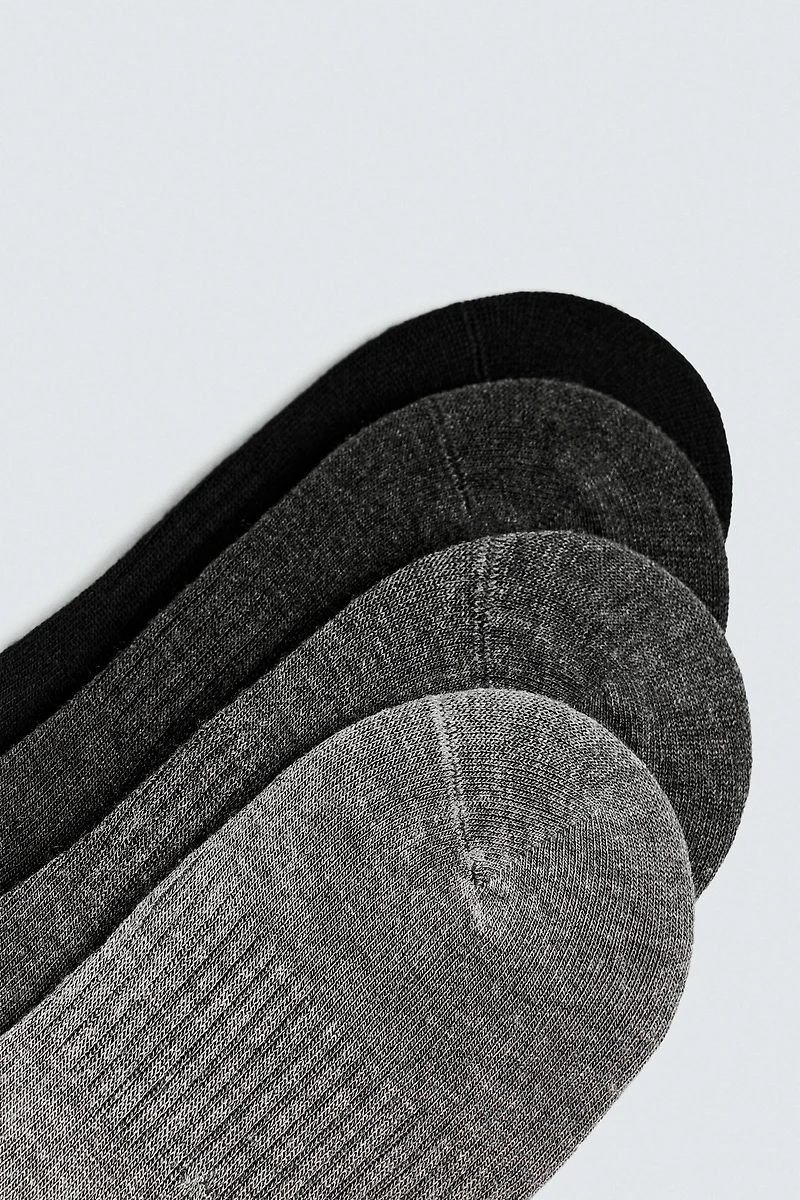 PACK OF 4 INVISIBLE SOCKS