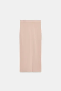 KNIT MIDI SKIRT