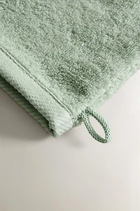 COTTON TERRY BATH MITT