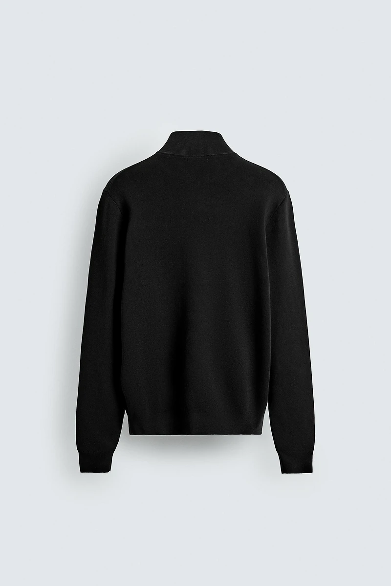ZIPPER CARDIGAN