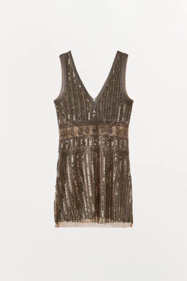 Zara LIMITED EDITION SUEDE FRINGE DRESS at Mall of America® in Bloomington, MN