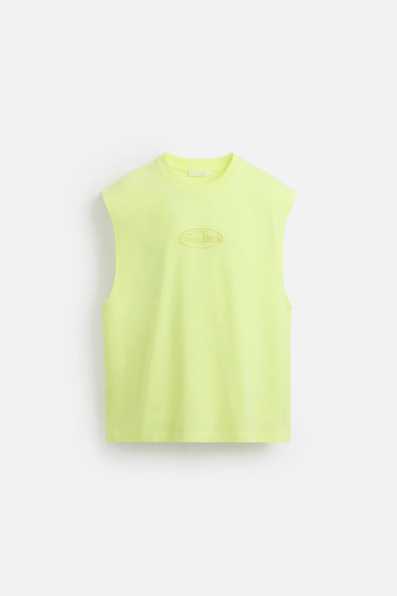 RAISED PRINT TANK TOP