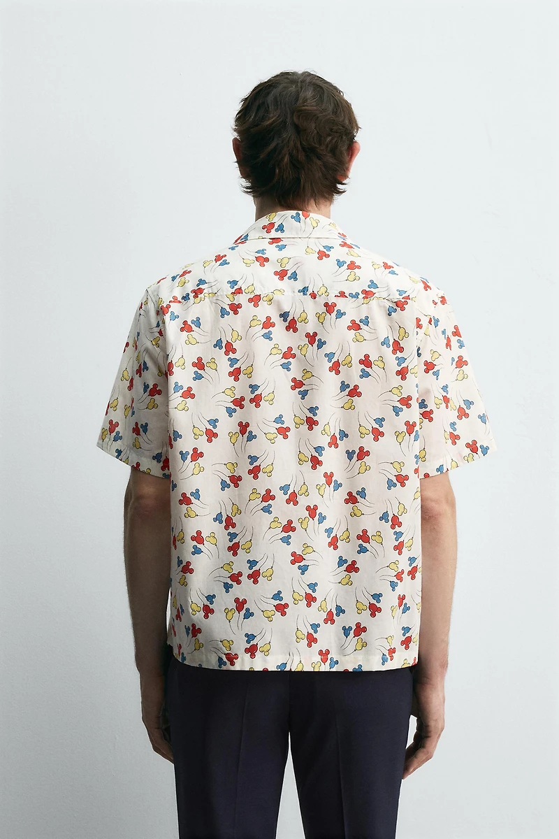CHEMISE BALLONS MICKEY MOUSE HARRY LAMBERT FOR ZARA X DISNEY