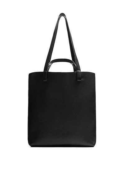LEATHER SHOPPER BAG