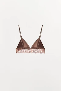 POLYAMIDE LACE BRALETTE