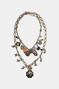 PACK DE 2 COLLIERS CHARMS