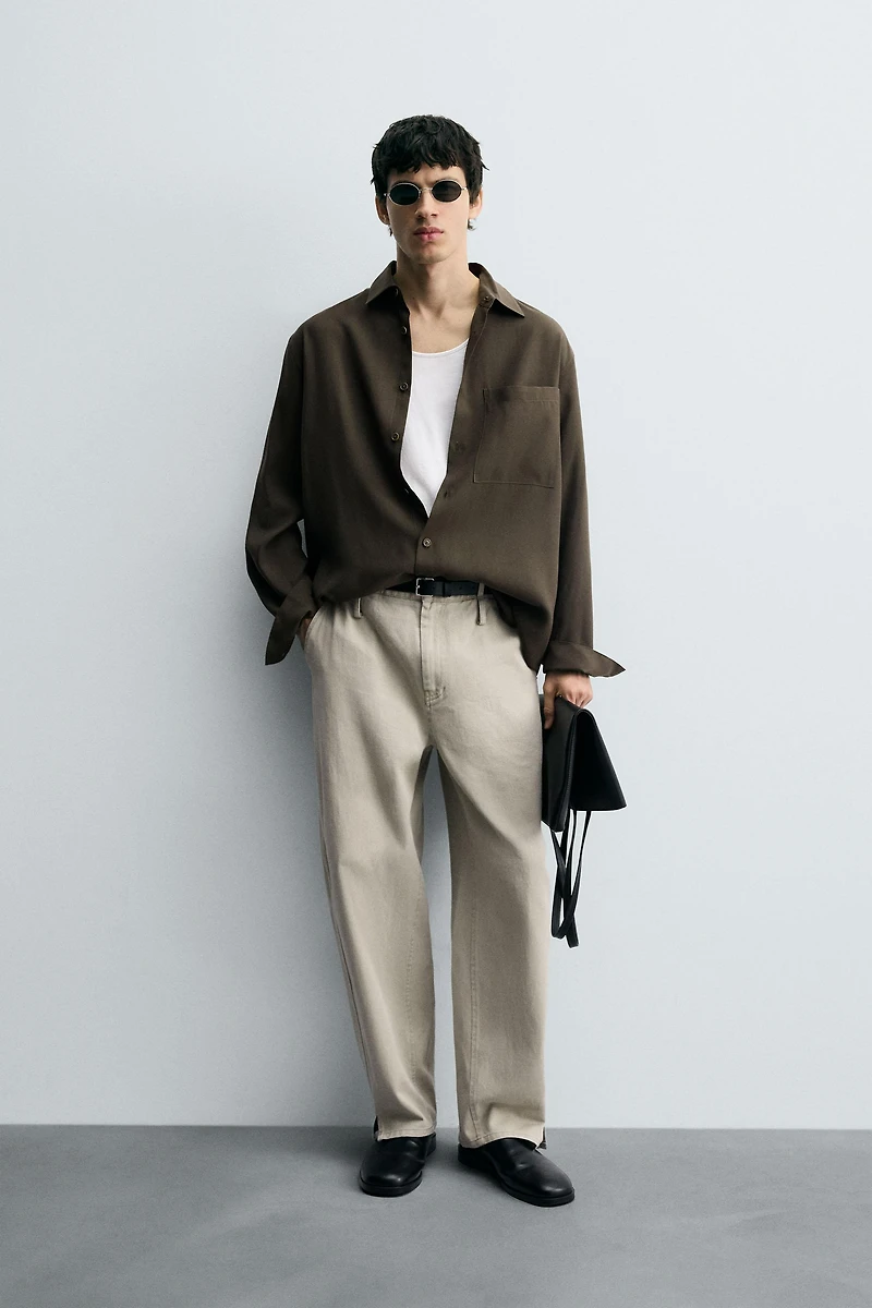 CHEMISE FLUIDE COUPE DÉCONTRACTÉE