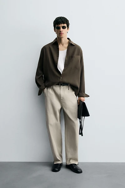 CHEMISE FLUIDE COUPE DÉCONTRACTÉE