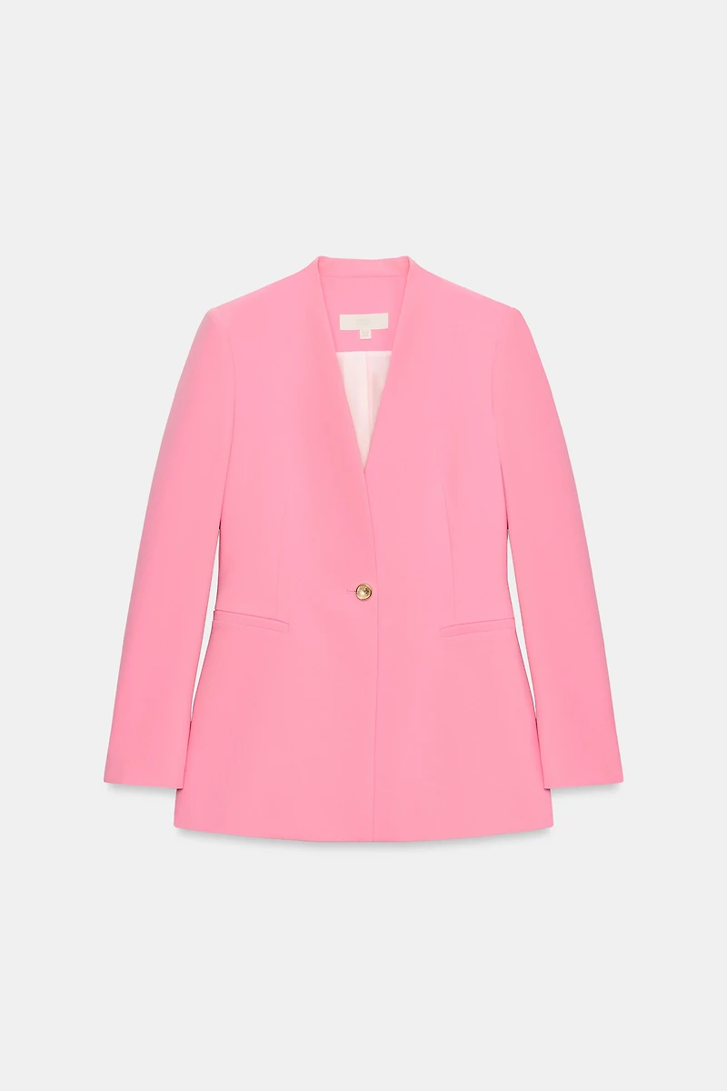 VESTE AJUSTÉE SANS REVERS