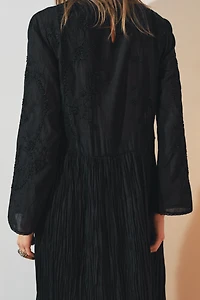 ZW COLLECTION EMBROIDERED DRESS WITH BEADS
