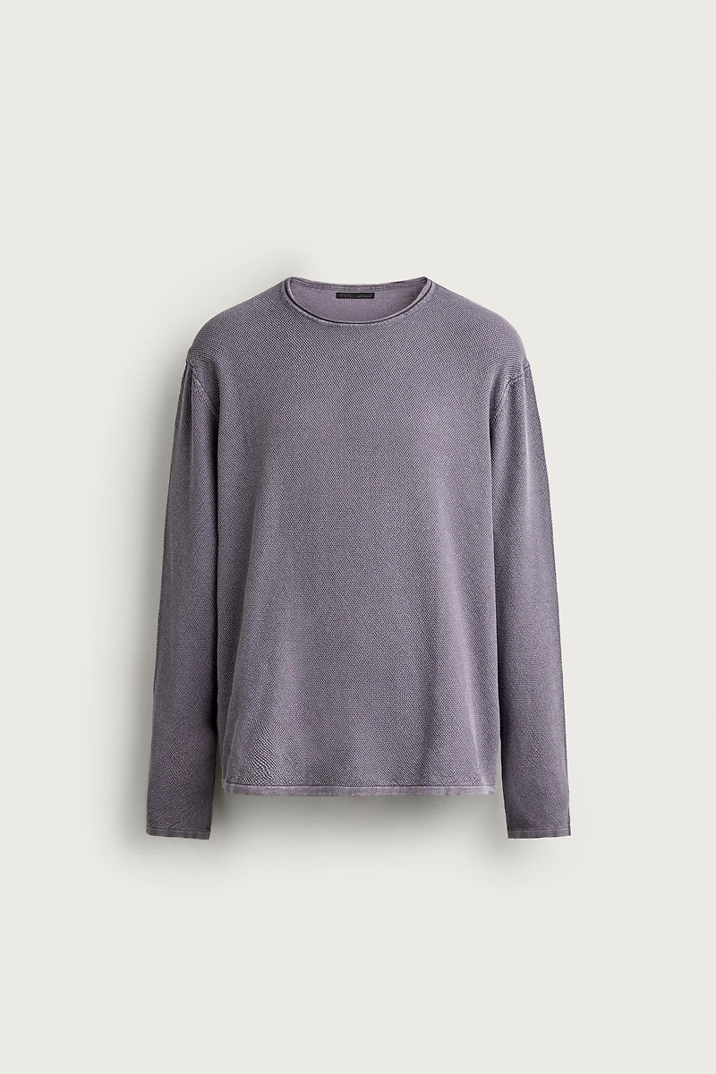 RELAXED-FIT TEXTURED JUMPER