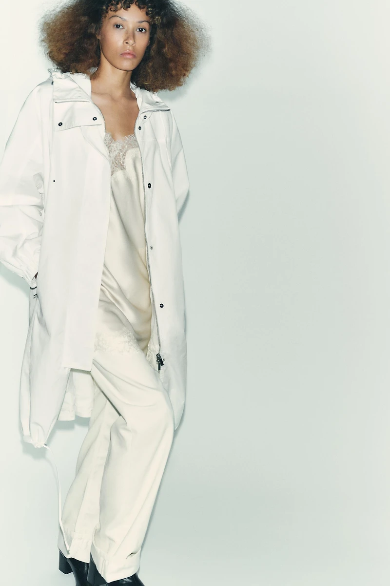 OVERSIZED MULTI-POSITION HOODIE PARKA ZW COLLECTION