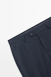 Pantalon de costume en laine froide