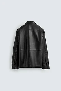 NAPPA LEATHER OVERSHIRT