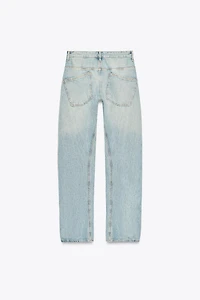 TRF SHIFTED SEAM LOW WAIST JEANS