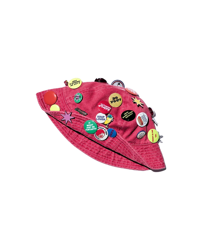 HARRY LAMBERT PIN BUCKET HAT