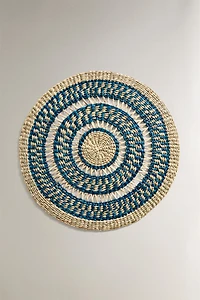 ROUND COLORED WOVEN PLACEMAT