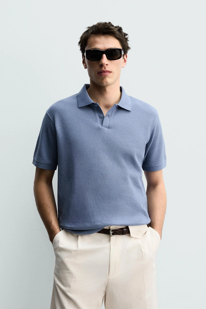 REGULAR FIT PIQUÉ POLO