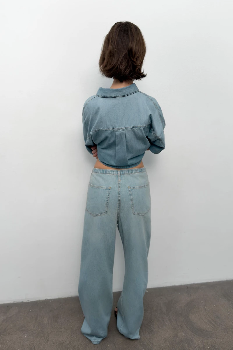 TRF FLOWY DENIM JEANS