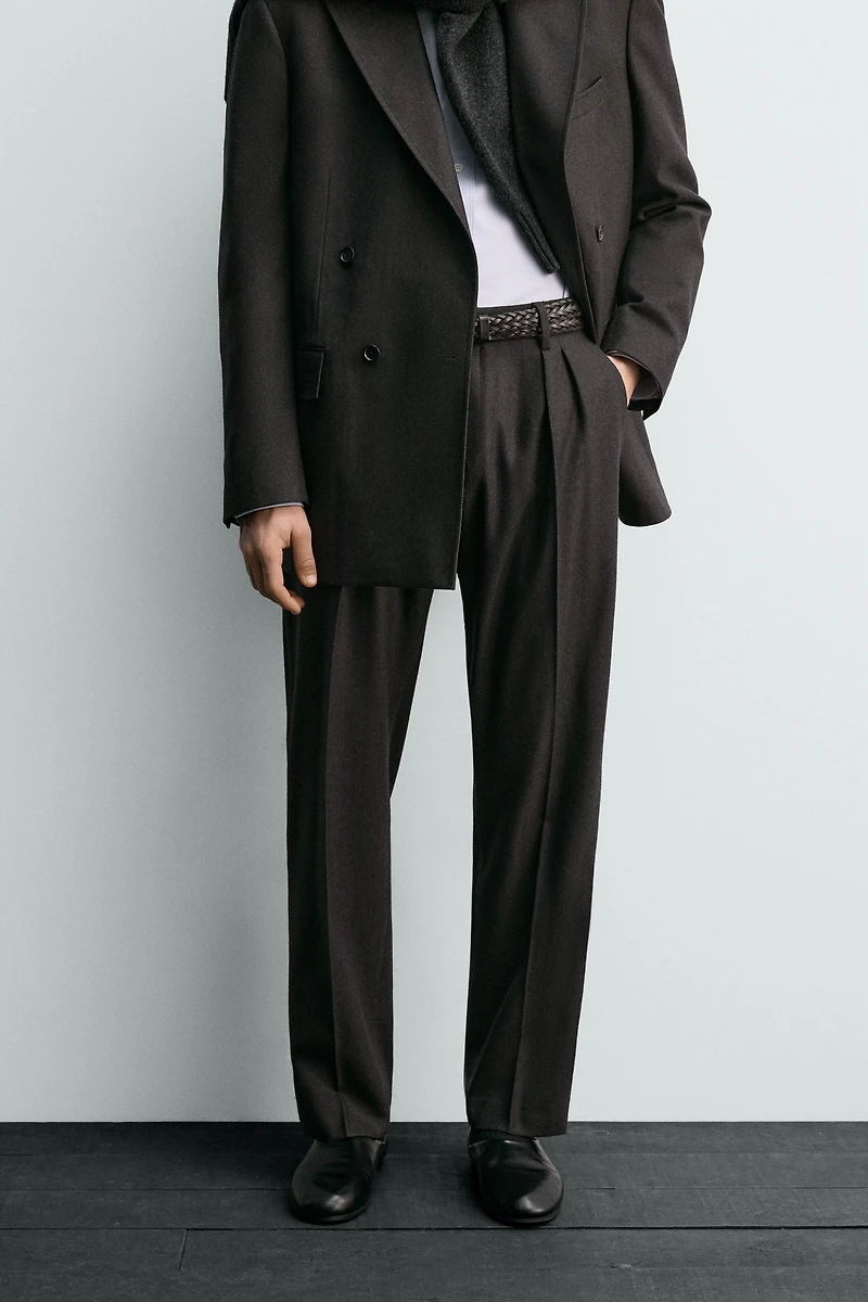 AARON LEVINE X ZARA WOOL SUIT PANTS