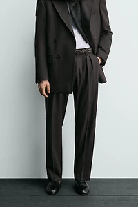 AARON LEVINE X ZARA WOOL SUIT PANTS