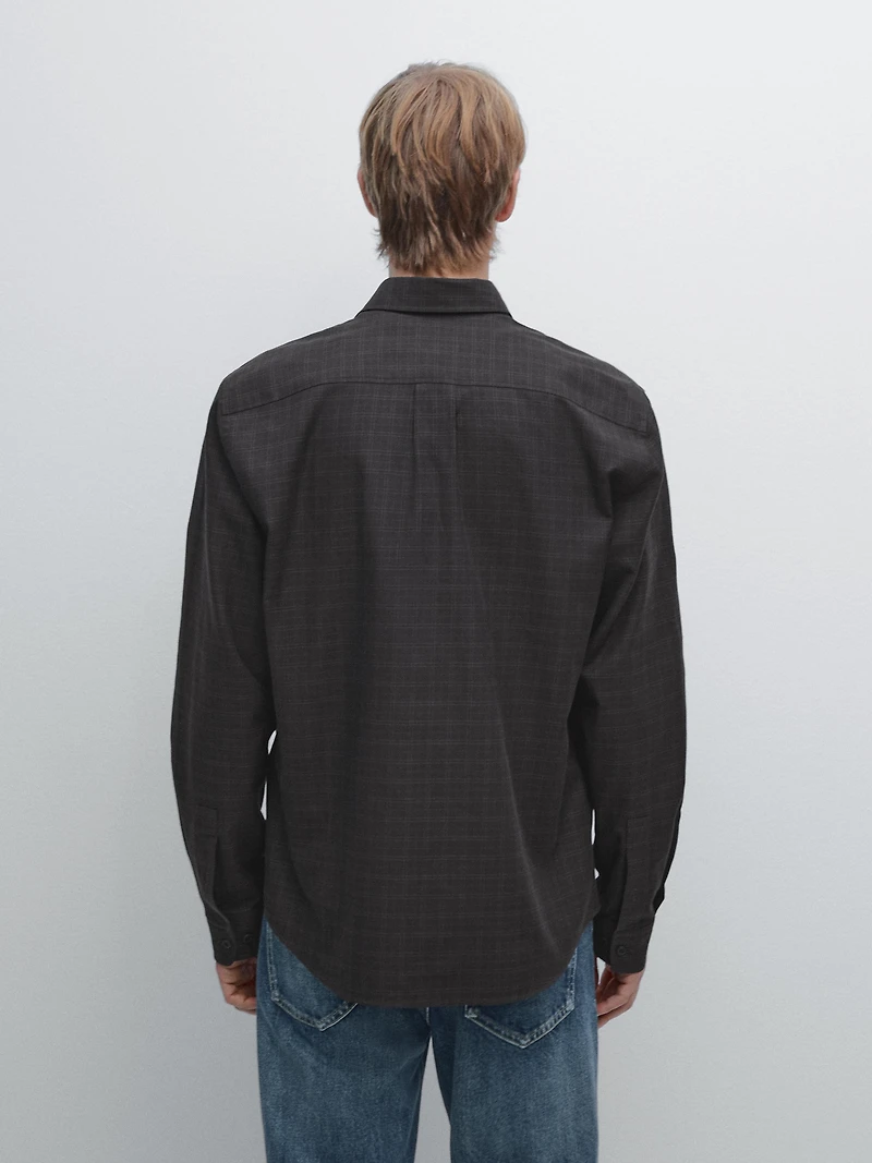 Chemise à carreaux regular fit