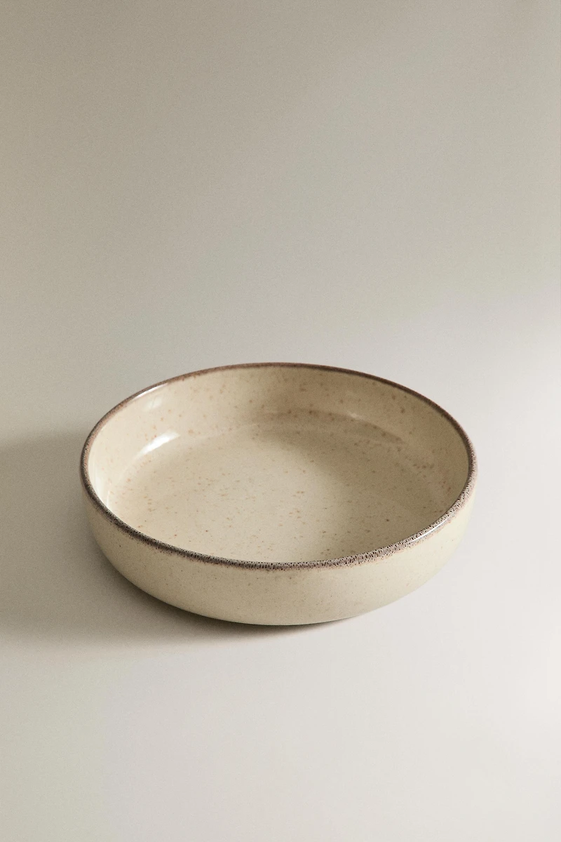 STONEWARE SOUP PLATE