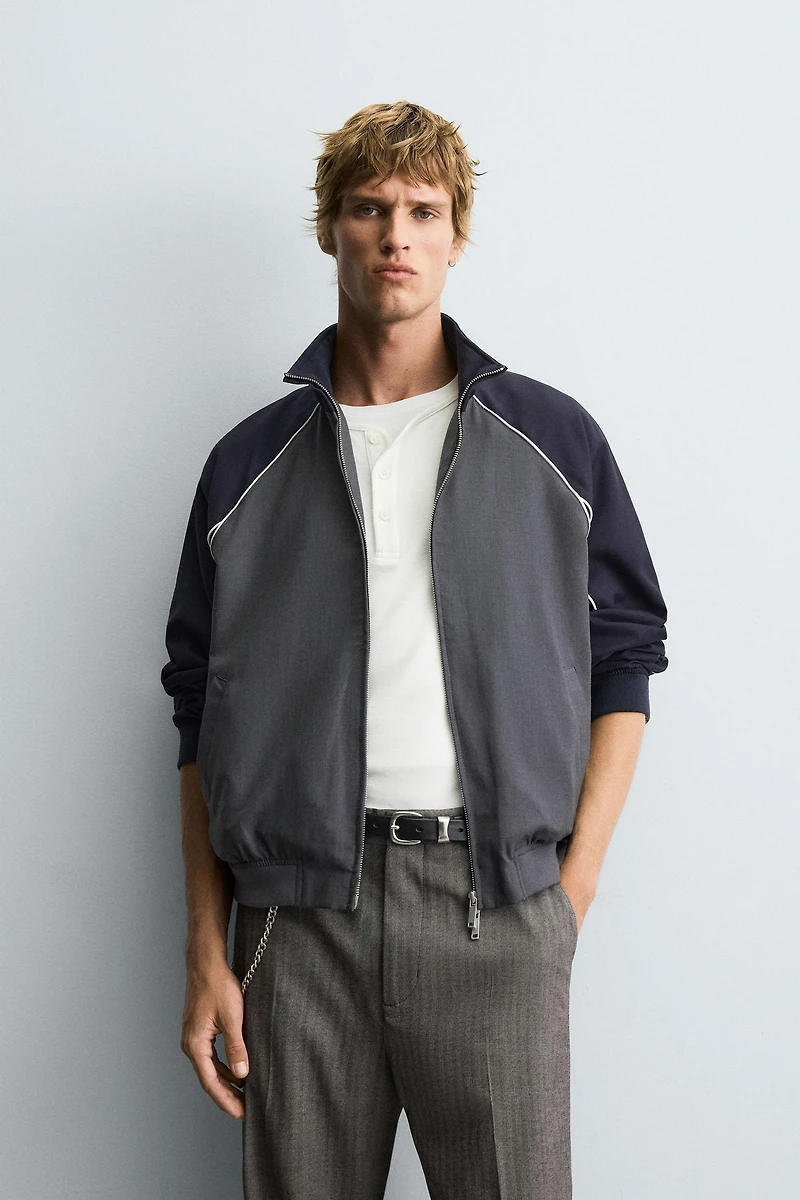 COLOR BLOCK CONTRAST JACKET