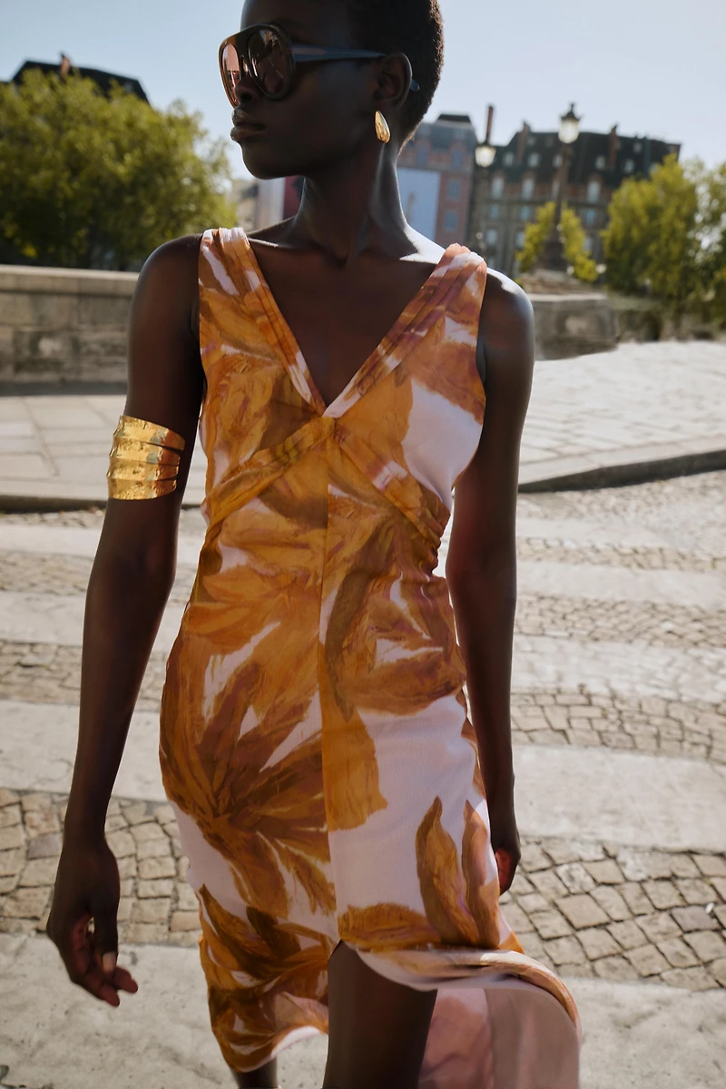 ROBE MIDI IMPRIMÉE