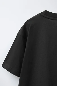 BASIC FLEECE T-SHIRT AND BERMUDA SET