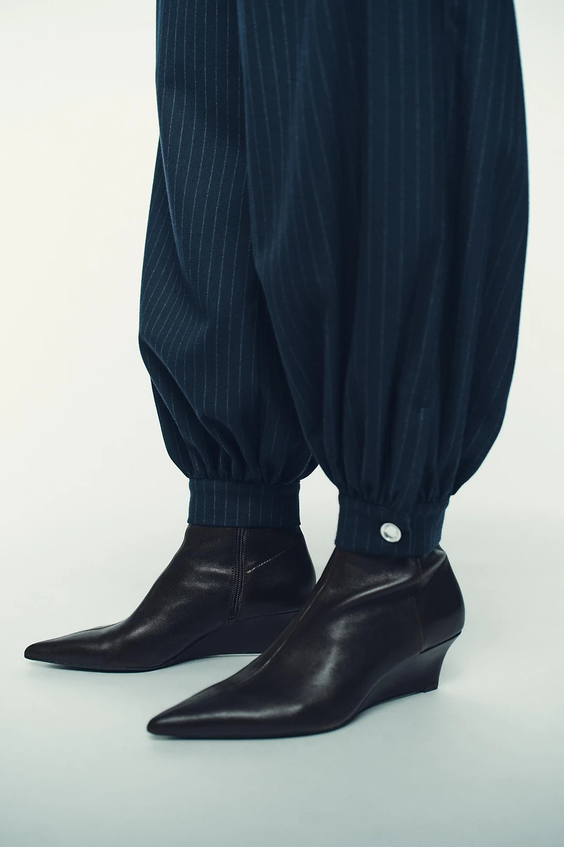 PINSTRIPE BALLOON PANTS