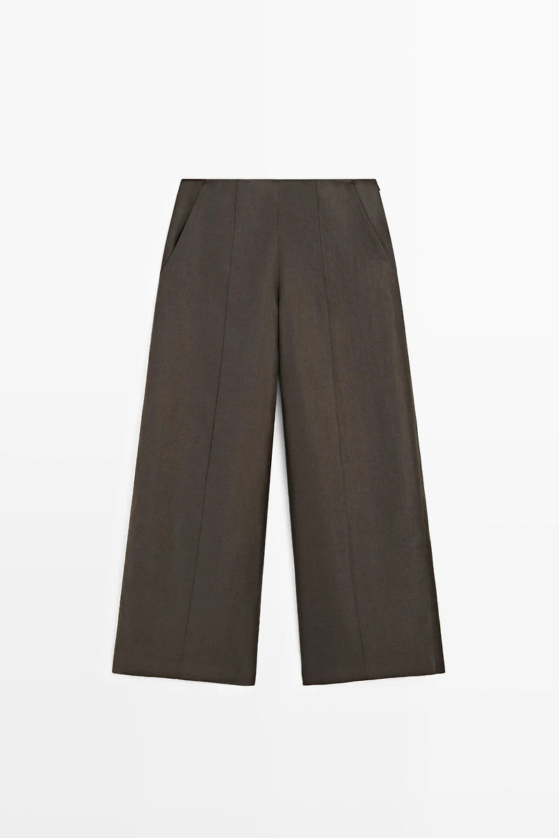 Pantalon fluide 100 % lin