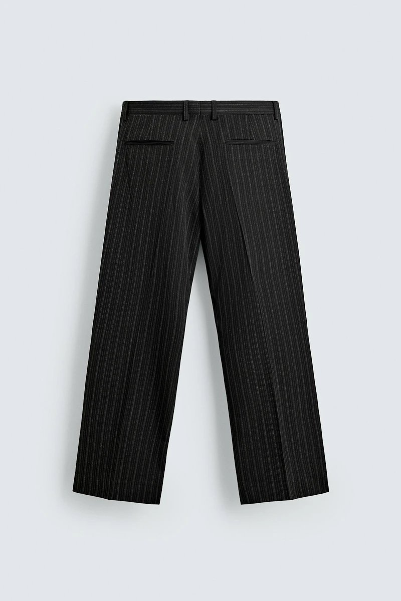 PINSTRIPE SUIT PANTS