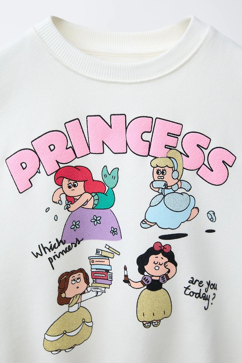 DISNEY PRINCESS PRINT SWEATSHIRT