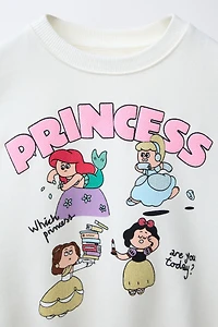 DISNEY PRINCESS PRINT SWEATSHIRT