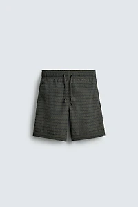 MAILLOT DE BAIN LONG À IMPRIMÉ GÉOMÉTRIQUE