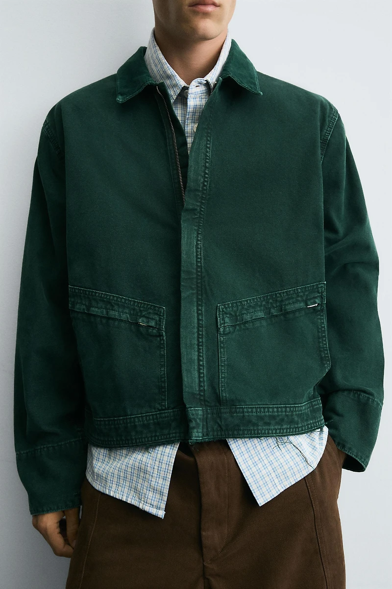 VESTE EN DENIM COURTE
