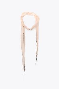 FOULARD FANTAISIE FRANGES