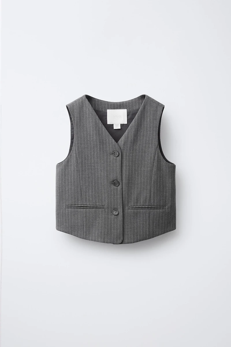 GILET À RAYURES TENNIS